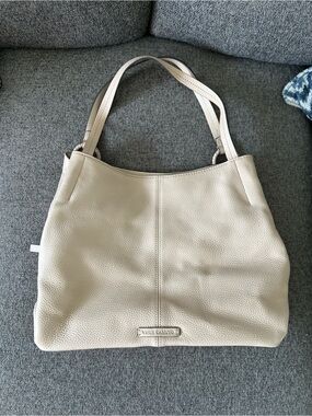 Light Pink Leather Shoulder Bag